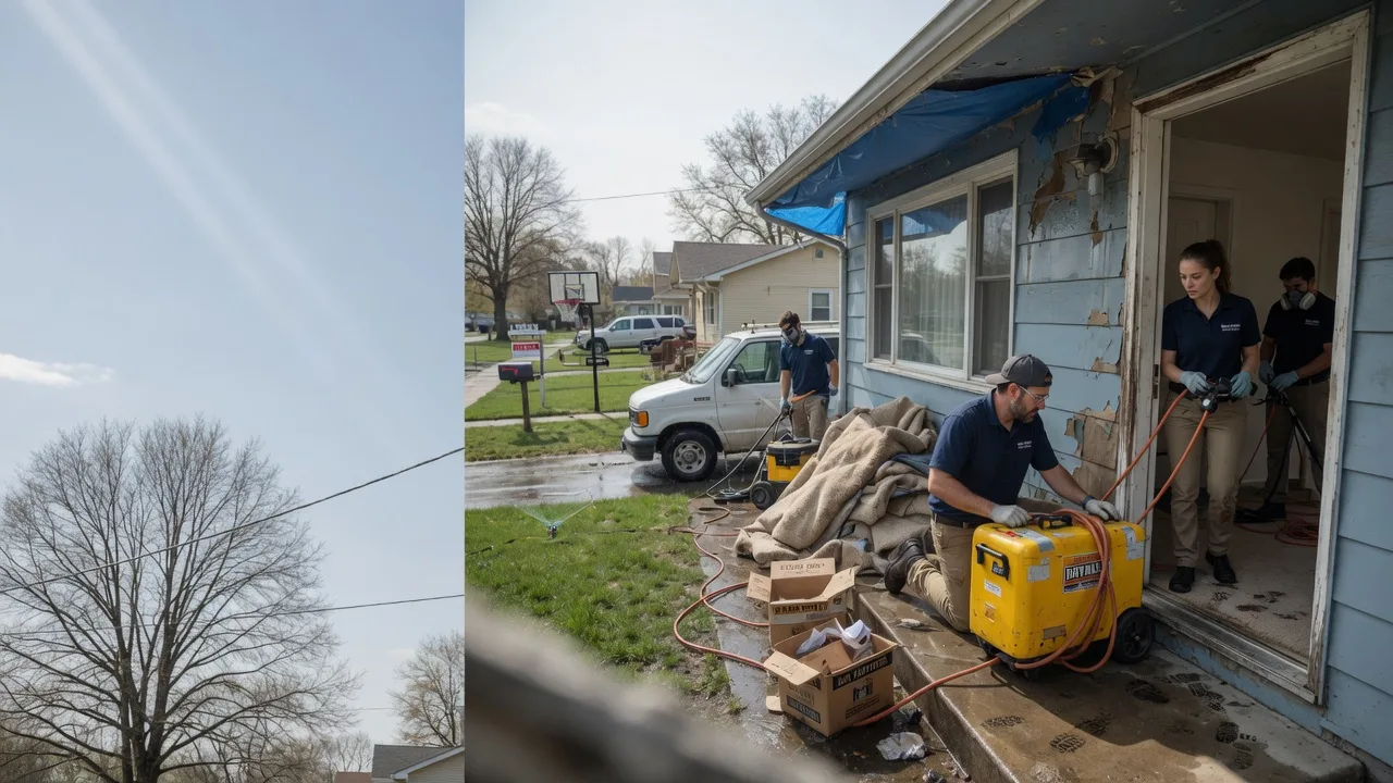 Basement Flood Cleanup in El Reno, OK near me